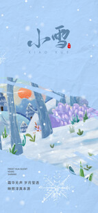 小雪海报