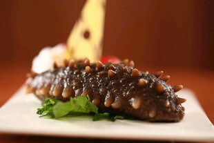 泡发海参摄影图细节图