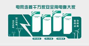 国家电网安全用电文化墙