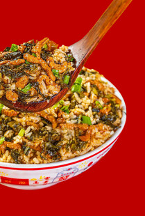 酸菜牛肉丝炒饭