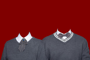 学生装结婚证件照