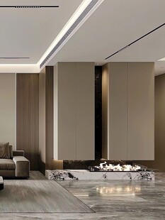 室内设计全屋定制悬挑高级感设计