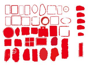 素材组合 印章系列静态贴纸