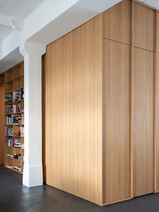 骨骼线胡桃木复古中式风格柜子门