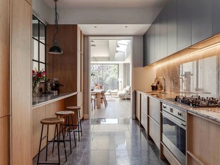 骨骼线胡桃木复古中式风格柜子门