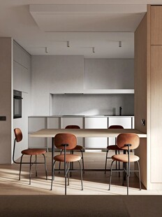 骨骼线胡桃木复古中式风格柜子门