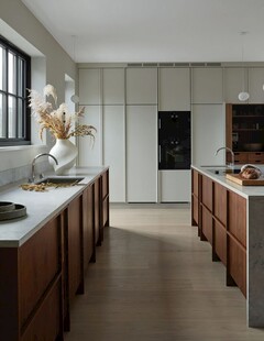 骨骼线胡桃木复古中式风格柜子门