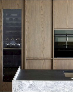 骨骼线胡桃木复古中式风格柜子门