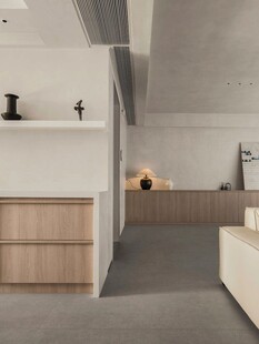 骨骼线胡桃木复古中式风格柜子门