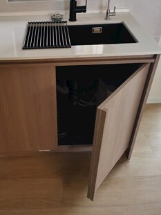 骨骼线胡桃木复古中式风格柜子门