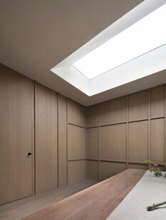 骨骼线胡桃木复古中式风格柜子门