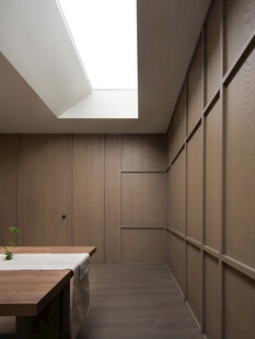 骨骼线胡桃木复古中式风格柜子门