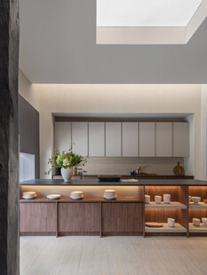 骨骼线胡桃木复古中式风格柜子门