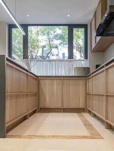 骨骼线胡桃木复古中式风格柜子门