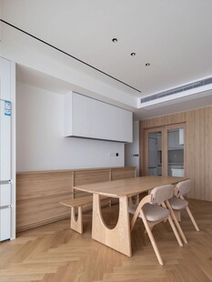 骨骼线胡桃木复古中式风格柜子门