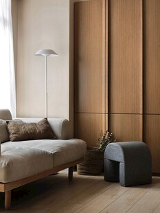 骨骼线胡桃木复古中式风格柜子门