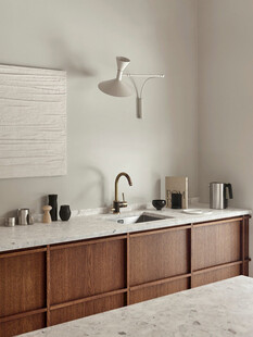 骨骼线胡桃木复古中式风格柜体门