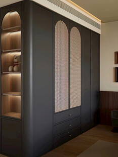 全屋定制弧形转角柜子柜体装修