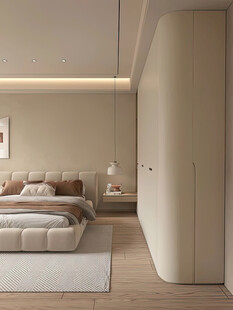 全屋定制弧形转角柜子柜体装修