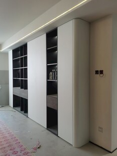 全屋定制弧形转角柜子柜体装修