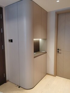全屋定制弧形转角柜子柜体装修