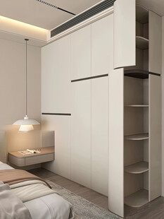 全屋定制弧形转角柜子柜体装修