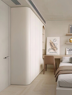 全屋定制弧形转角柜子柜体装修