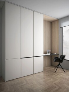 一门到顶分段衣柜高级感全屋定制