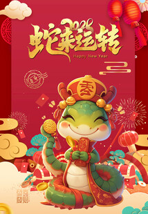 蛇年海报