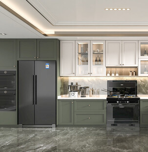 餐厅厨房餐边柜岛台现代简约装修