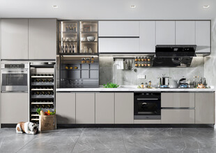 餐厅厨房餐边柜岛台现代简约装修