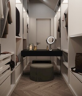 衣帽间卧室柜子新中式简约效果图