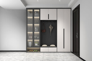 入户大门鞋柜衣柜家玄关装修定制