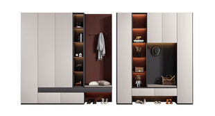 入户大门鞋柜衣柜家玄关装修定制