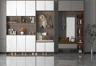 入户大门鞋柜衣柜家玄关装修定制