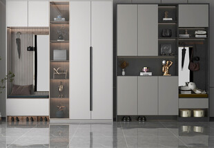 入户大门鞋柜衣柜家玄关装修定制