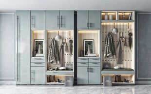 入户大门鞋柜衣柜家玄关装修定制