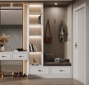 入户大门鞋柜衣柜家玄关装修定制