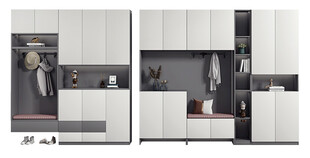 入户大门鞋柜衣柜家玄关装修定制