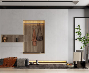入户大门鞋柜衣柜家玄关装修定制