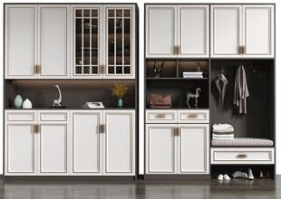 入户大门鞋柜衣柜家玄关装修定制