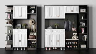 入户大门鞋柜衣柜家玄关装修定制