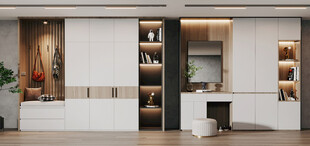 入户大门鞋柜衣柜家玄关装修定制