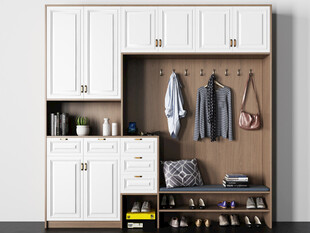 入户大门鞋柜衣柜家玄关装修定制