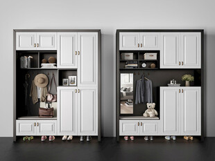 入户大门鞋柜衣柜家玄关装修定制