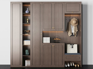 入户大门鞋柜衣柜家玄关装修定制