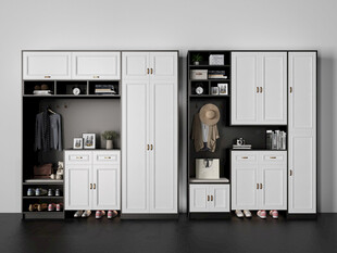 入户大门鞋柜衣柜家玄关装修定制