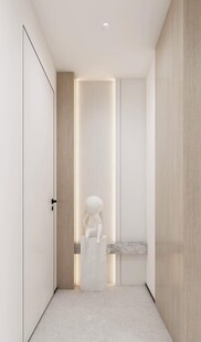 鞋柜玄关入户大门高级感全屋定制