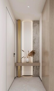 鞋柜玄关入户大门高级感全屋定制