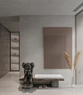 鞋柜玄关入户大门高级感全屋定制